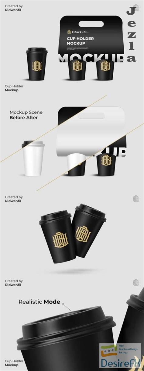 Download Download Cup Holder Mockup Coffee | DesireFX.COM