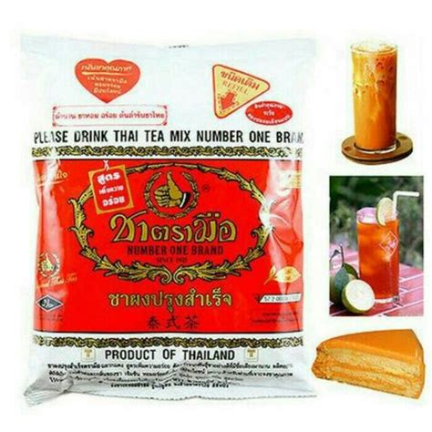 Jual Thai Tea Number Onecha Tra Mue Brand Shopee Indonesia