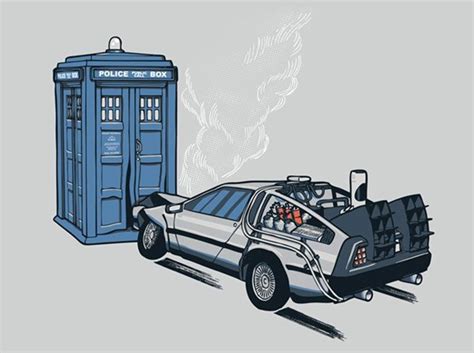 Back To The Future Meets Doctor Who Time Travel Art Time Travel Books