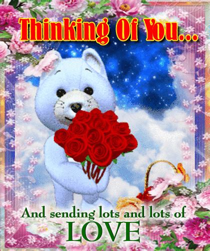 Sending Lots And Lots Of Love Free Thinking Of You Ecards 123 Greetings