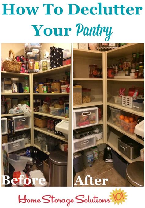 Measure your space and draw a loose plan of the modular storage components to see how everything will fit in. How To Declutter Pantry & Food Cupboards