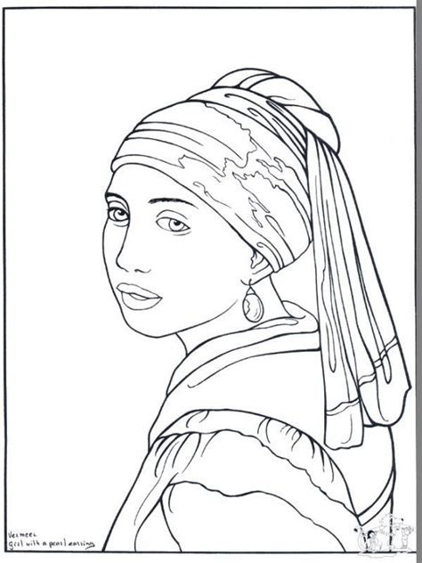 Más cuadros para colorear de pintores de famosos | Obras de arte