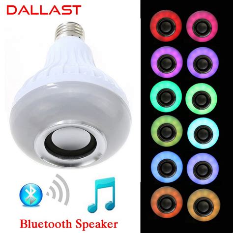 Led Lamp Wireless Rgb Bulb Bluetooth Lampada Speaker Lamparas Rc