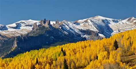 Central Colorado Rocky Mountains The Castles And West Elk Mountains In