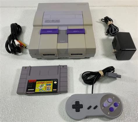 Super Nintendo Entertainment System Orig Snes Console Sns 001 Video