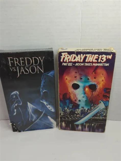 Friday The Th Vhs Horror Lot Freddy Vs Jason Picclick