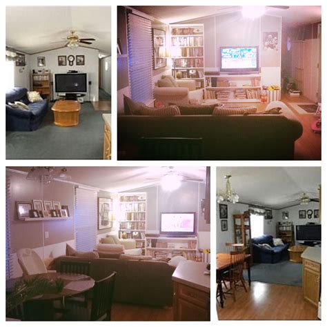 Single wide trailer manufactured mobile home remodel. Pin by Deanna Russell on Our New Slice of Single Wide ...