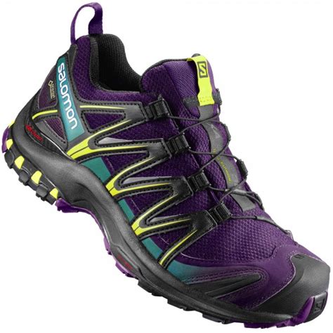 salomon xa pro 3d gtx damen laufschuhe acai black dynasty green fun sport vision