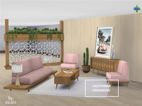 The Sims Resource California Dreaming Living Room
