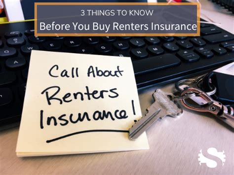 Buying renters insurance to protect your stuff may seem like an unnecessary expense, until you as you consider whether to buy renters insurance, here are four things you need to know 3 Things to Know Before You Buy Renters Insurance