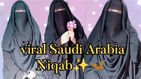 Viral Niqab Saudi Arabia Niqab Tutorial 🦋 New Trending Niqab Youtube