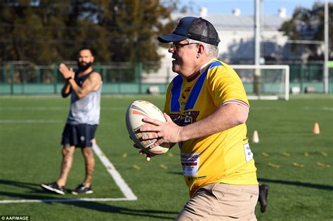 He's one of the toughest, most amazing kids i've ever met. Prime Minister Scott Morrison plays footy and serves up ...