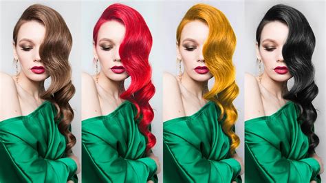 How To Change Hair Color In Photoshop Red Blonde Black Brown