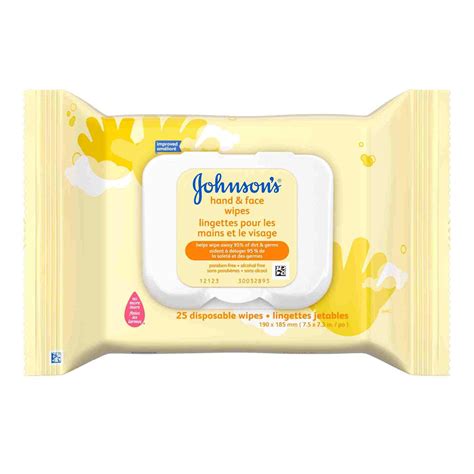 Hand And Face Wipes Johnsons® Baby