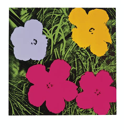 Warhol's flowers, initially created in 1964, was based off a photograph of hibiscus flowers designed by flavor paper/andy warhol. ANDY WARHOL (1928-1987) , Flowers | Christie's