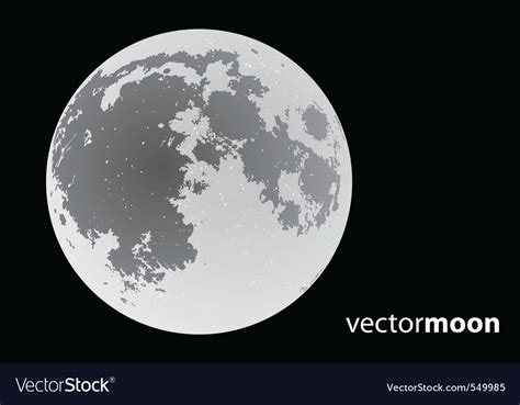 Vector moon Royalty Free Vector Image - VectorStock