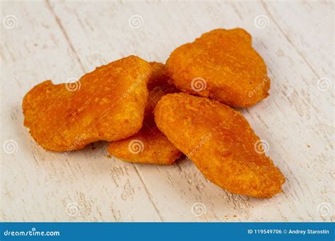 Crispy Chicken Nuggets Stock Photo Image Of White Group 119549706