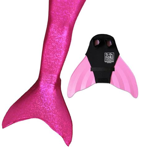 Pink Mermaid Tail Monofin Set Mermaid Tails Mermaid Tails For Kids