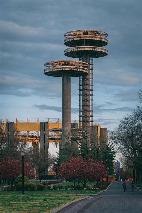 Worlds Fair Observation Towers Flushing Meadows Photograph By Jon
