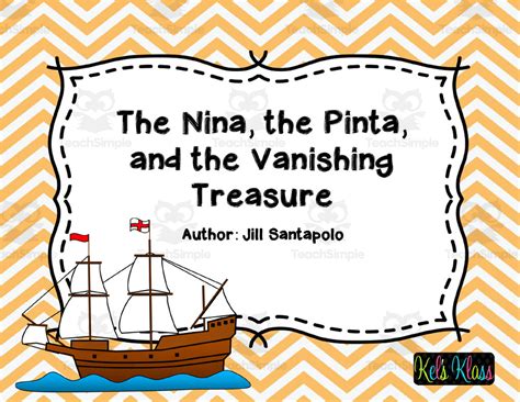 Book Report Trifold Project The Nina The Pinta And The Vanishing
