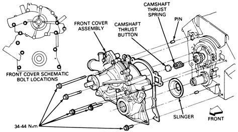 Repair Guides Engine Mechanical Timing Chain Cover And Seal