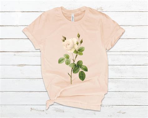 Wildflower Shirt Botanical Shirt Vintage T Shirt Flower Etsy In