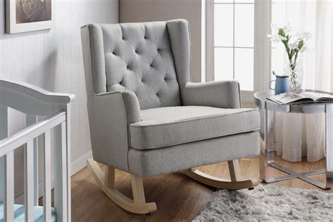 4Baby Elle Rocking Chair - Grey | Glider Chairs & Ottomans | Baby
