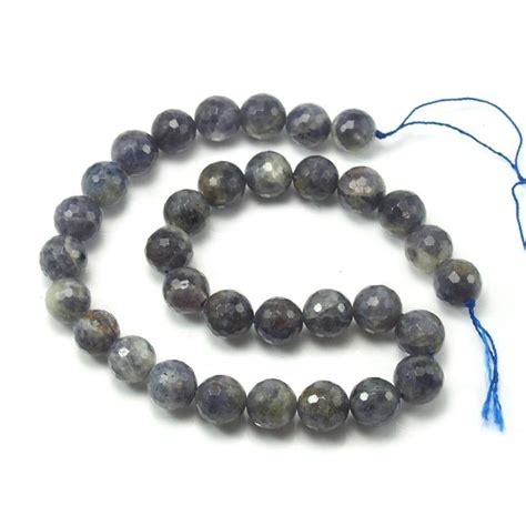 Iolite Faceted Rounds 12mm Beads Of Paradise