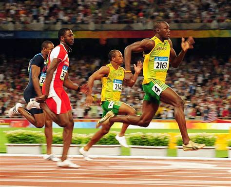 He is one of the three children born to the couple. TOLLYWOOD DON....: athlete usain bolt running race