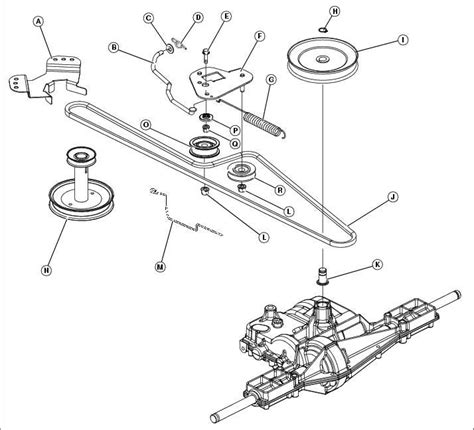 John Deere Lt155 Freedom 42 Deck Belt Routing