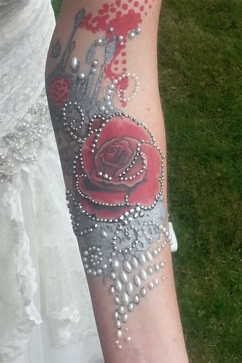 A Nice Way To Decorate Your Tattoo On Your Wedding Day Brides With
