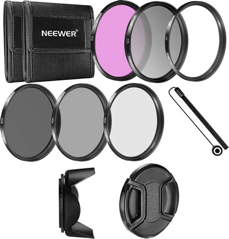 Neewer 52mm Camera Lens Filter Accessory Kituvcplfld