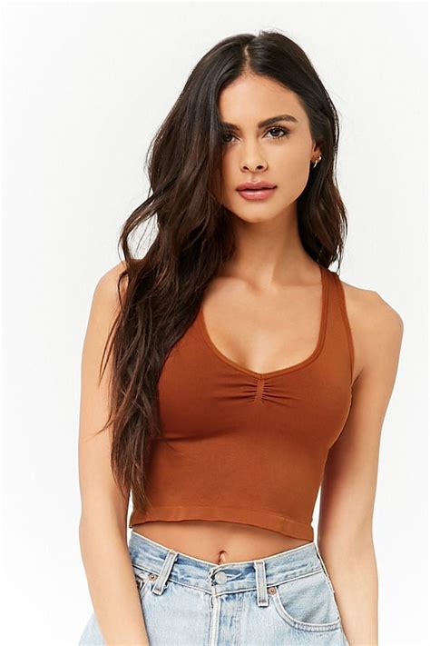 Seamless Ruched Bralette Forever21 Womens Clothing Tops Fashion Fashion Outfits