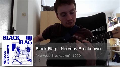 Black Flag Nervous Breakdown Guitar Cover Youtube