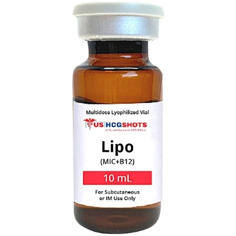 Lipo Micb12 10ml Lipotropic Injections Weight Loss Program