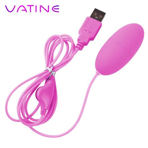 Vatine Adjustable Speed Usb Vibromasseur Bullet Vibrator Sex Toys For Woman Clitoris Stimulator