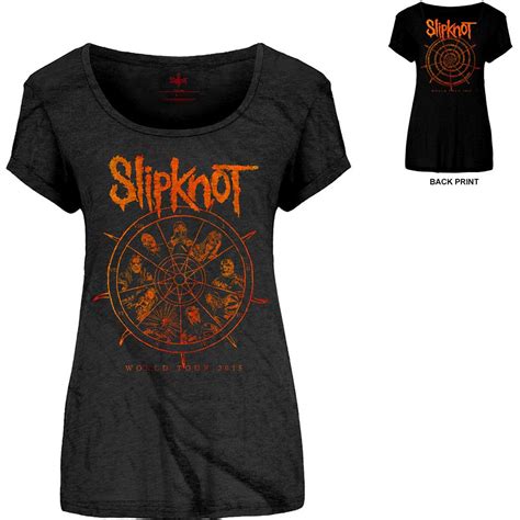 Slipknot The Wheel T Shirt Fuzz Bayonne