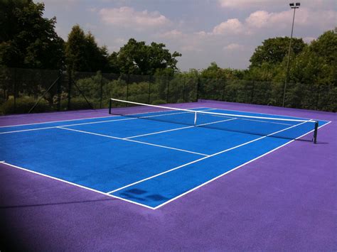 Tennis Court Surfacing Sports And Safety Surfaces