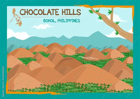 Chocolate Hills Formation Located In Bohol Philippines Which Is Shown