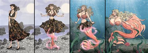 Cmsn Transformation To Bimbo Mermaid By Maxtyan Tf On Deviantart