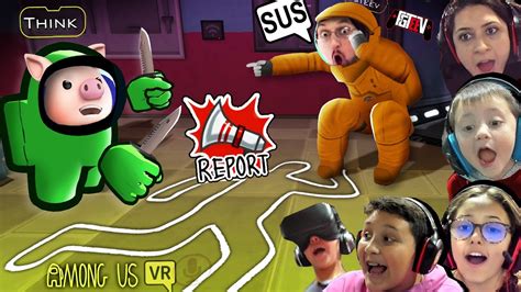 AMONG US In VR CHAT Virtual Reality Is SUS FGTeeV St Person Gameplay Realtime YouTube Live