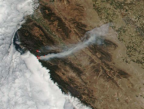 Nasa Satellite Image Captures Three Major Wildfires Still Burning In