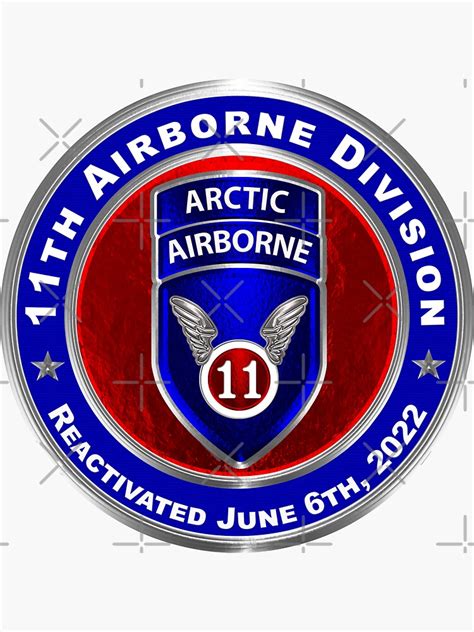 11th Airborne Division Sticker For Sale By Soldieralways Redbubble