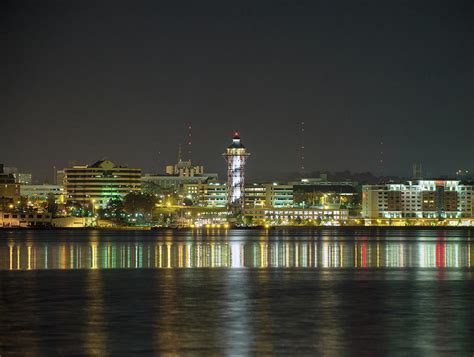 Erie Pa At Night Photograph By Brian Fisher Fine Art America