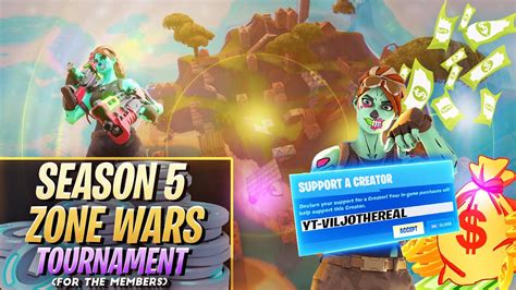 season 5 zone wars tournament 🏆 with placement and elimination points l swe eng pg 13 youtube