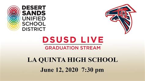 La Quinta High School 2020 Graduation Youtube