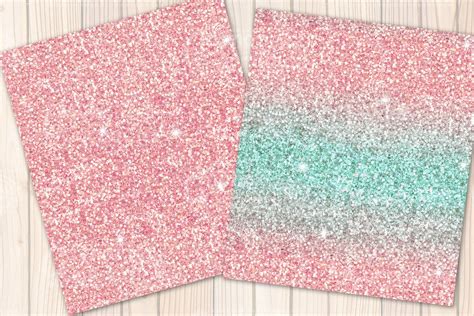 Rainbow Pastel Seamless Glitter Custom Designed Textures ~ Creative Market