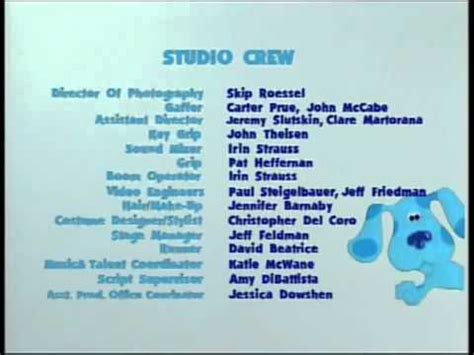 Arts & crafts 1998 vhs. Blues Clues Blues Big Holiday VHS Closing Credits - YouTube
