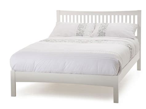 Mia Opal White Super Kingsize Bed Frame Super King Size Bed Frames
