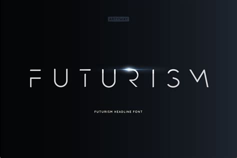 Futurism Headline Font By Artyway Thehungryjpeg